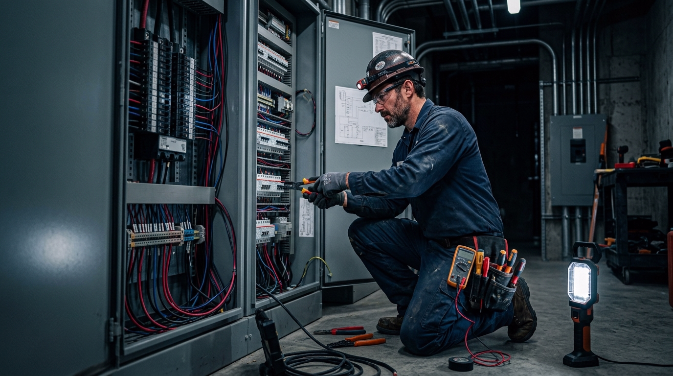 Professional electrical work